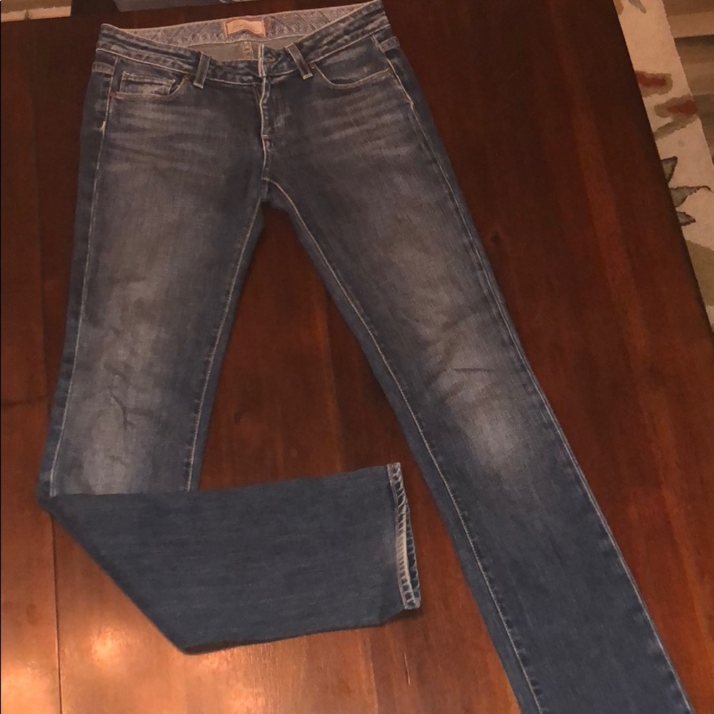 Paige straight leg jeans